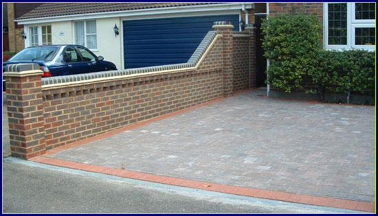 brickwork/driveway