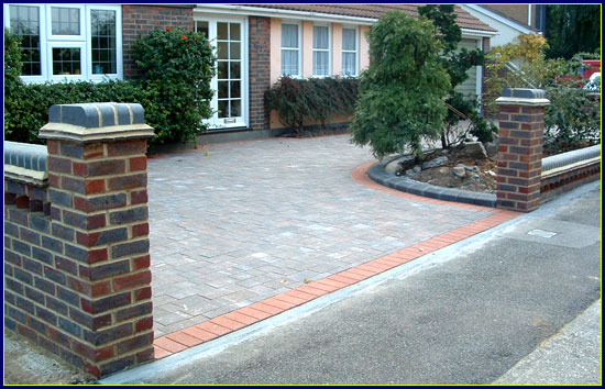 brickwork/driveway