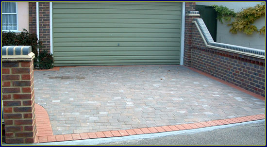 brickwork/driveway