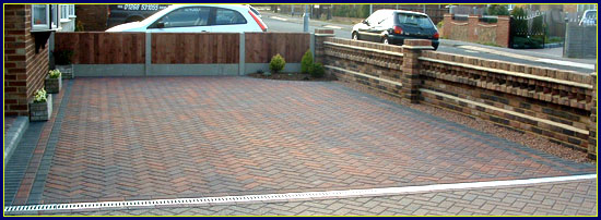 brickwork/driveway